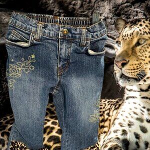 The Children's Place Leopard Ruffle Jeans